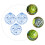 3pcs Plastic Watermelon Planting Tray Fruit Storage Tray Random Color 8
