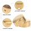 8 Pcs Wooden Round Handrail End Caps 11