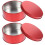 2Pcs Empty Round Candy Tin Classic Tinplate Box For Xmas Cookies 10