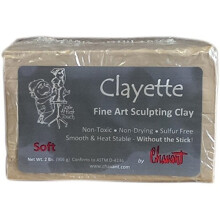 K-Musculo Chavant CLAYETTE Soft - 2 Lbs. Profesionln socharsk hlna bez sry na olejov bzi  ed