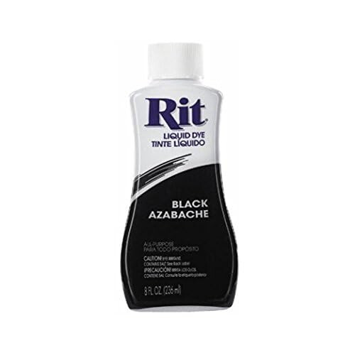 Rit Υγρή Μπογιά Μαύρη 8 Oz & Rit Υγρή Μπογιά Υφασμάτων, 8-Ουγγιών, Ναυτικό Μπλε (1) 2