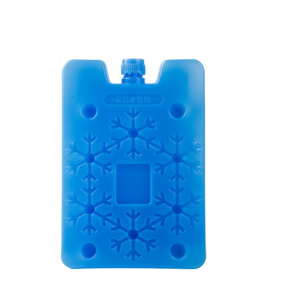 Blue Ice Packs For Cooler - Portable Freezer Packs, Reusable Ice Blocks For Lunch, Picnic, Camping, Travel - Snowflakes