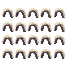 Bow String Buckle Clips 20-Pack, Brass Nock Points, Black, Bow String Accessories