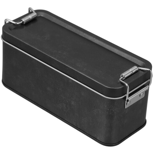Caja Metálica Rectangular Con Para Galletas, Dulces Y Bocadillos 1