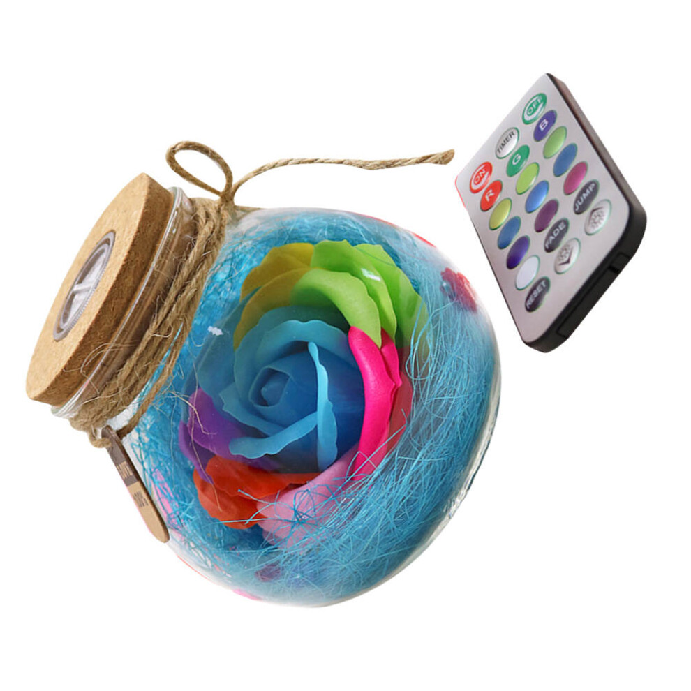 Creative Soap Rose Jar Night Led Gift With Battery-image-OPC-PKVMQKY-NEW