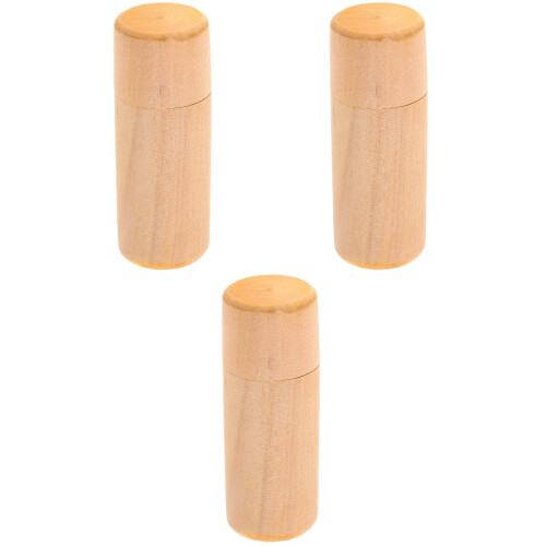 3Pcs Wooden Essential Oil Box With Bottle Case Gift Set 2