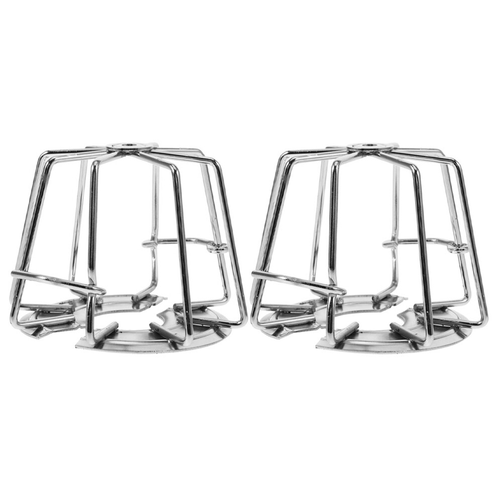 2Pcs Flush Mount Fire Sprinkler Head Protector Iron Wire Cage Cover 3342474288476
