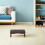 meditation stool solid wood kneeling bench for home or temple portable 6