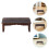 meditation stool solid wood kneeling bench for home or temple portable 11