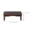 meditation stool solid wood kneeling bench for home or temple portable 2