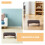 meditation stool solid wood kneeling bench for home or temple portable 9