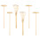 6pcs mini sand rake set: bamboo desktop garden meditation kit 1