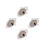 4pcs 3D Christmas Tree Hanging Photo Frame Ornament 10