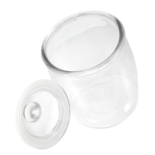 glass pickle jar food container sealed cookie jar