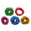 5pcs pentagram sequin decoration for christmas party background 5