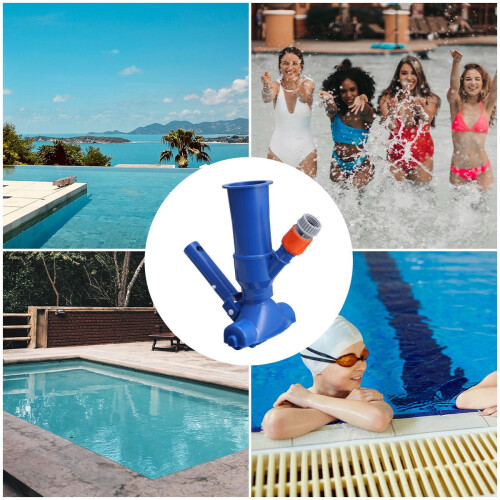 Swimming Pool Cleaning Brush With Bottom Vacuum Portable 2