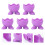 5pcs Silicone Egg Cup Holders Boiled Egg Serving Cups (Random Color) 8