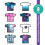 S.E.I. Galaxy Tie-Dye Kit Fabric Spray Dye 8 Frger 3
