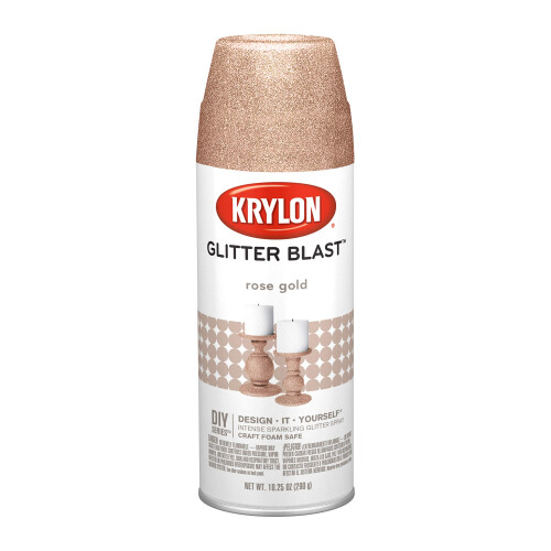 Krylon K03558000 Glitter Blast, Ροζ Χρυσό, 10.75 oz. 2