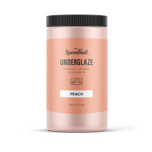 Speedball Underglaze Peach 16 oz, hergestellt in den USA, bleifreie Farbe fr Tpferei und Keramik, groer Brennbereich, Kegel 0510, lebensmitte