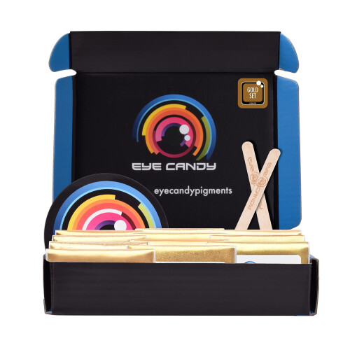 Eye Candy Χρυσό Μica Pigment Powder - Μica για Τέχνη Ρητίνης - Καλλυντικά - Βόμβες Μπάνιου 2