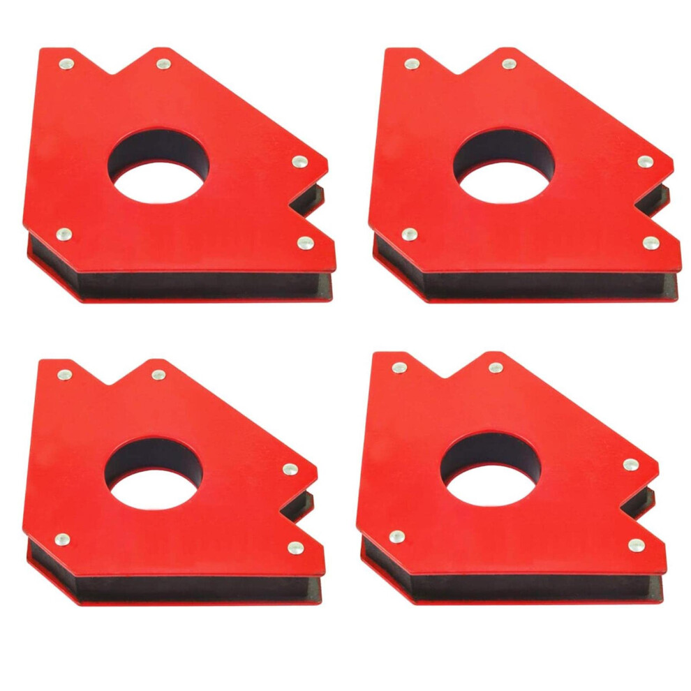 Magnetic Welding Holder Pack of 4, 50 lb Capacity, Durable Support, Arc Welder Clamps for Soldering and Metal Working-image-OPC-PKVN557-NEW