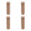 4Pcs Scent Stick Empty Wood Nasal Tube Aromatherapy 8
