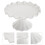Ceramic Cake Stand Cupcake Dessert Display Plate For Snacks Cookies 4
