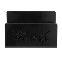 Acrylic Mail Holder Countertop Letter Envelope Storage Rack Organizer
