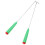 2pcs Silver Fireplace Poker Iron Tool For Housewarming Gift 2