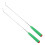 2pcs Silver Fireplace Poker Iron Tool For Housewarming Gift 3