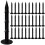 100 Pcs Garden Support Stakes Canopy Easy To Disassemble 10