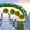 1pc Simulate Plastic Green Grass Ball Artificial Plant Decor 6