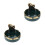 2Pcs Multifunctional Ceramic Ashtray Multi Color Portable Smoke Tray 5