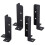 4Pcs Heavy Duty Wood Fence Post Base Brackets 6
