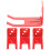 Fire Extinguisher Stand 4pcs 3.54x1.97x1.69in 6