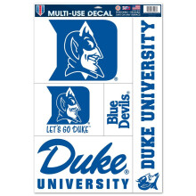Wincraft Duke Blue Devils Decal Oficial NCAA 11"x17" Para Vidro de Carro