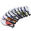 9Pcs Golf Iron Head Covers Hülse Digitale Zipper 2