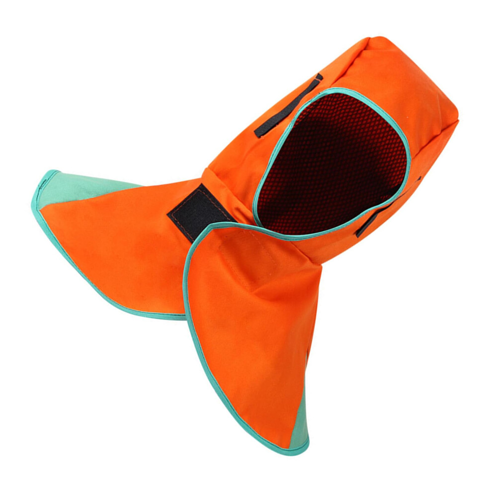 Adjustable Welder Neck Covering Flame Retardant Fabric Washable Shield Inner Layer Metalworking Protective Welding Cape-image-OPC-PKVNCH7-NEW