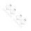 20 Pcs Clear Plastic Fillable Ornament Balls Light Bulb Shape 7