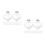 20 Pcs Clear Plastic Fillable Ornament Balls Light Bulb Shape 9