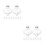 20 Pcs Clear Plastic Fillable Ornament Balls Light Bulb Shape 10