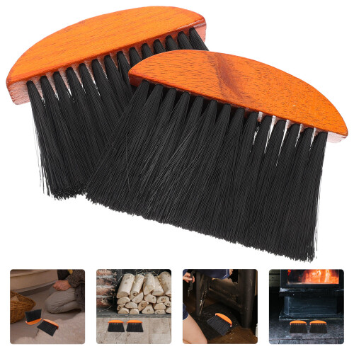 Soft Fireplace Brush Practical Design 2pcs 2