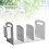 Multi Functional Book Rack Desk Storage Bookcase White 4