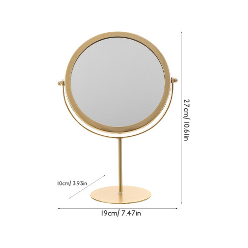 Round Makeup Mirror For Women Home Use Table Decor 1