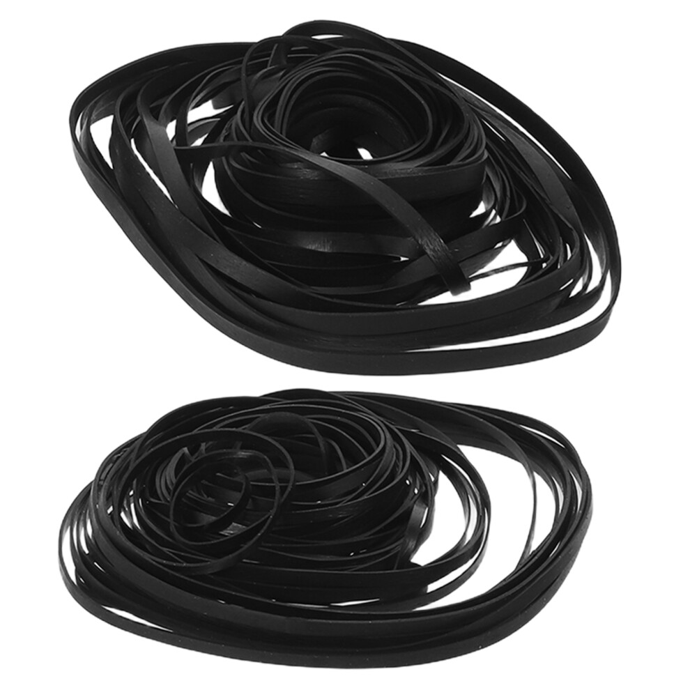 100Pcs Cassette Recorder Belts 40-135Mm 2Mm 3Mm Flat Rubber 3323632988858
