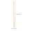 50pcs wooden cake dowel rods for tiered cake support 11