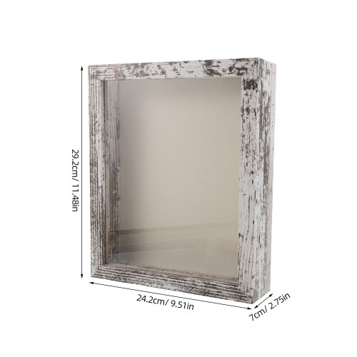 Wood Shadow Box Frame for Butterfly and Dried Flower Display 1