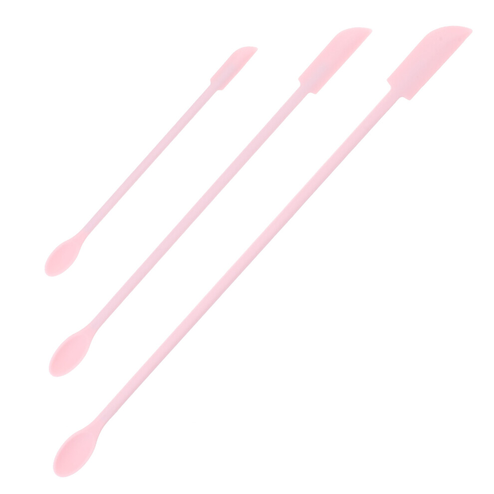 Villcase 3Pcs Silicone Spatulas For Beauty Makeup And Lotion Scraping Reuse