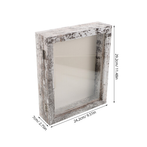 Wood Shadow Box Frame for Butterfly and Dried Flower Display 2